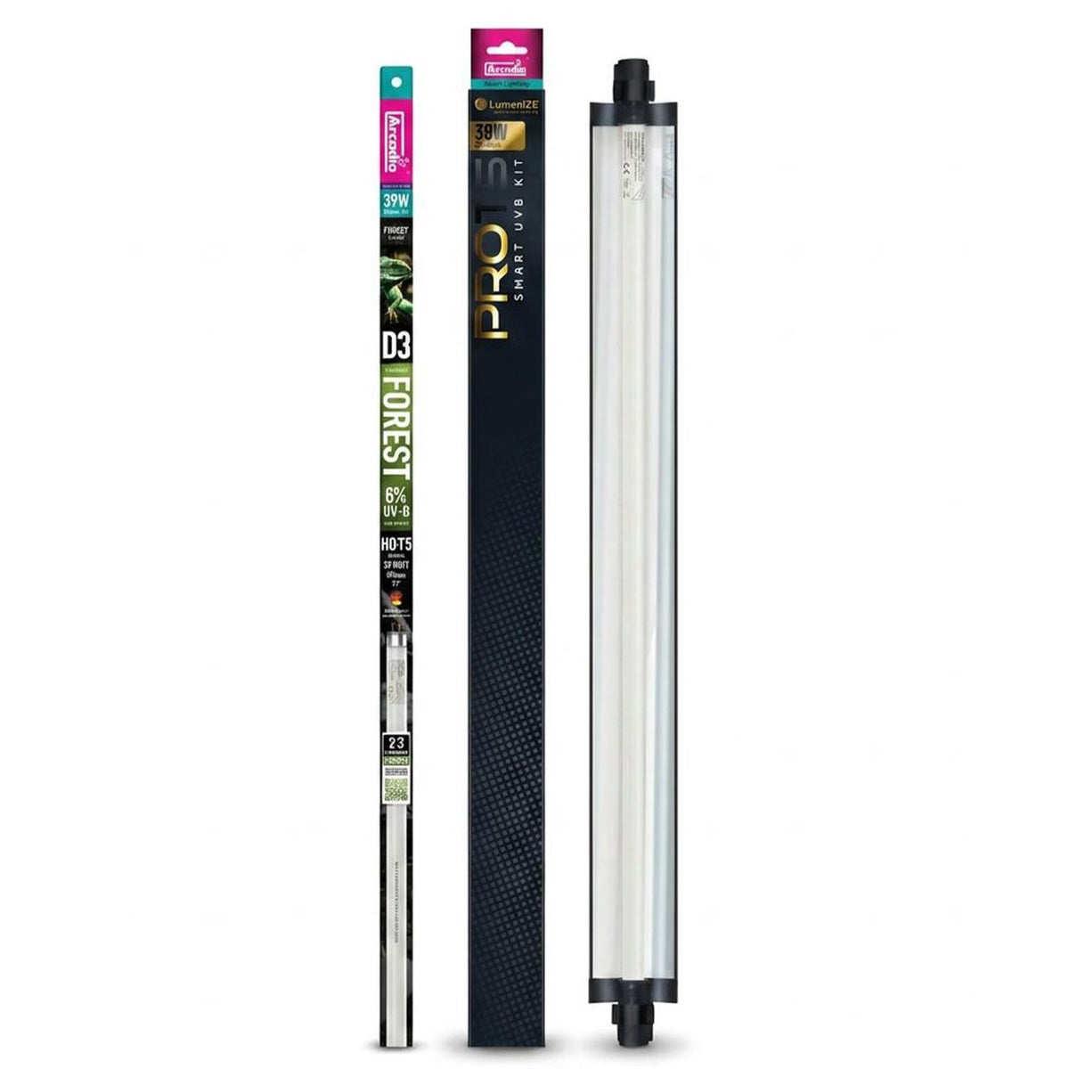 36" 39 Watts 6% UVB Reptile Light Fixture Kit H388