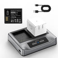 2-Pack Rechargeable Batteries with Charging Station U14875