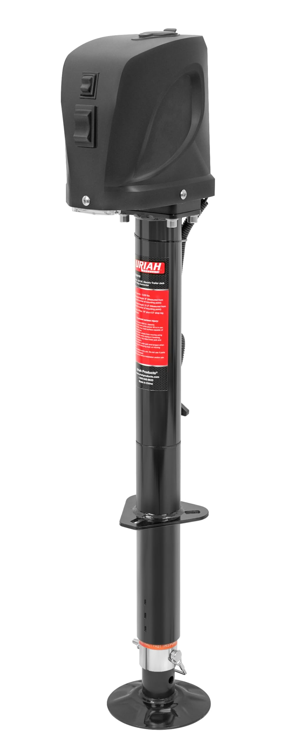 12V 5000 Lbs Electric Trailer Jack X824814
