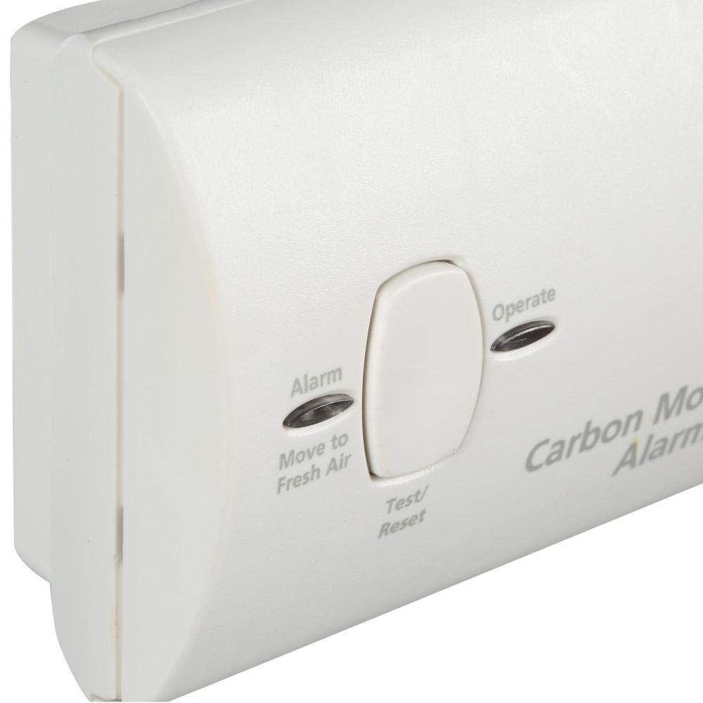 Carbon Monoxide Detector, Battery Powered CO Alarm D83992