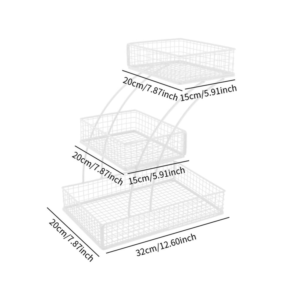 3 Tier Wire Fruit Basket C29306