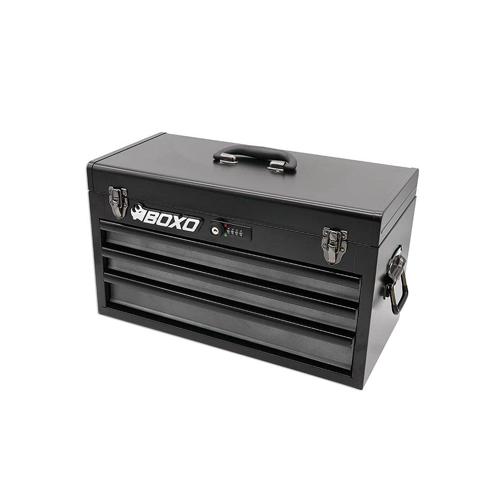3-Drawer Steel Toolbox with Ball Bearing Drawers V146