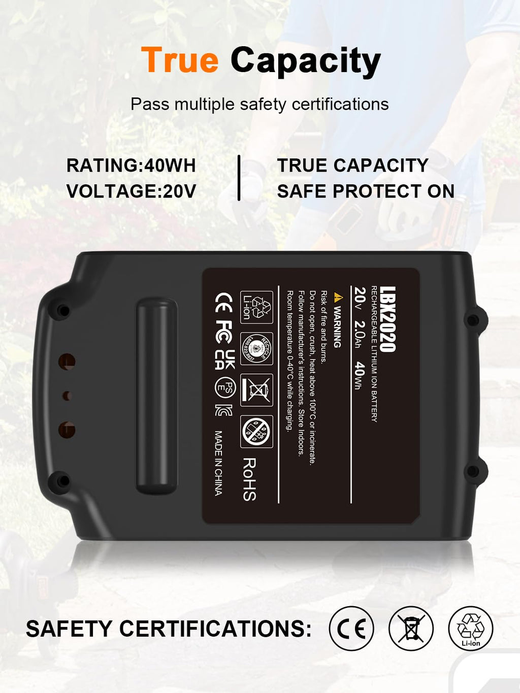 20 Volt MAX 2.0Ah Lithium ion Battery K994