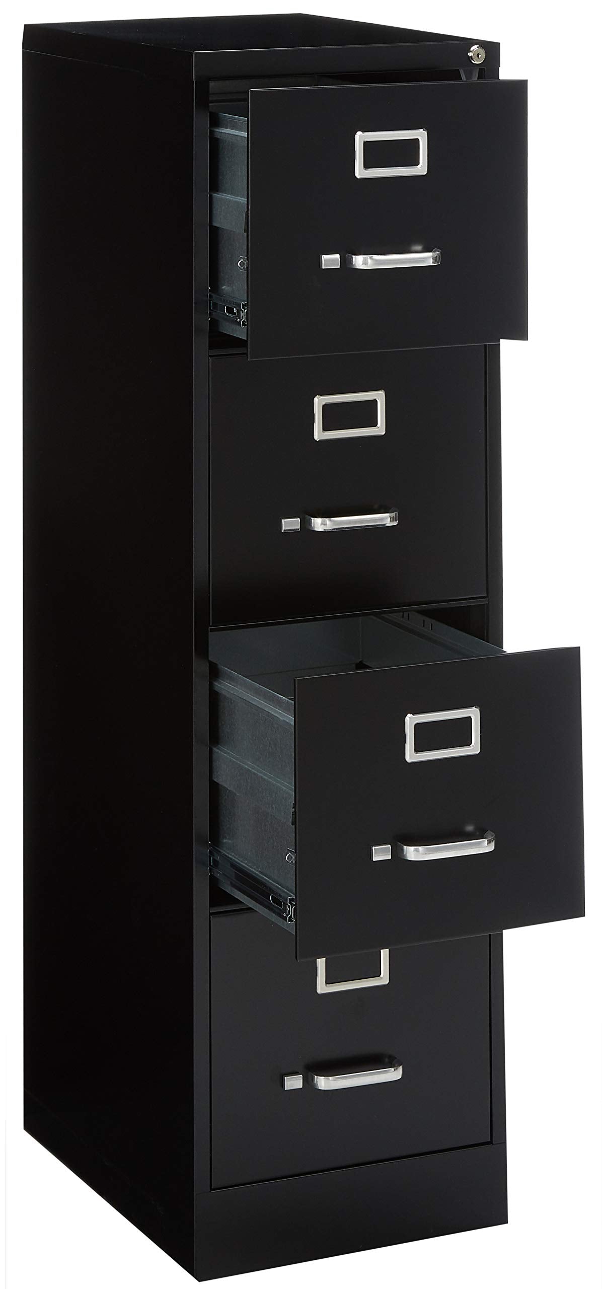 4 Drawer Vertical File Black F6815