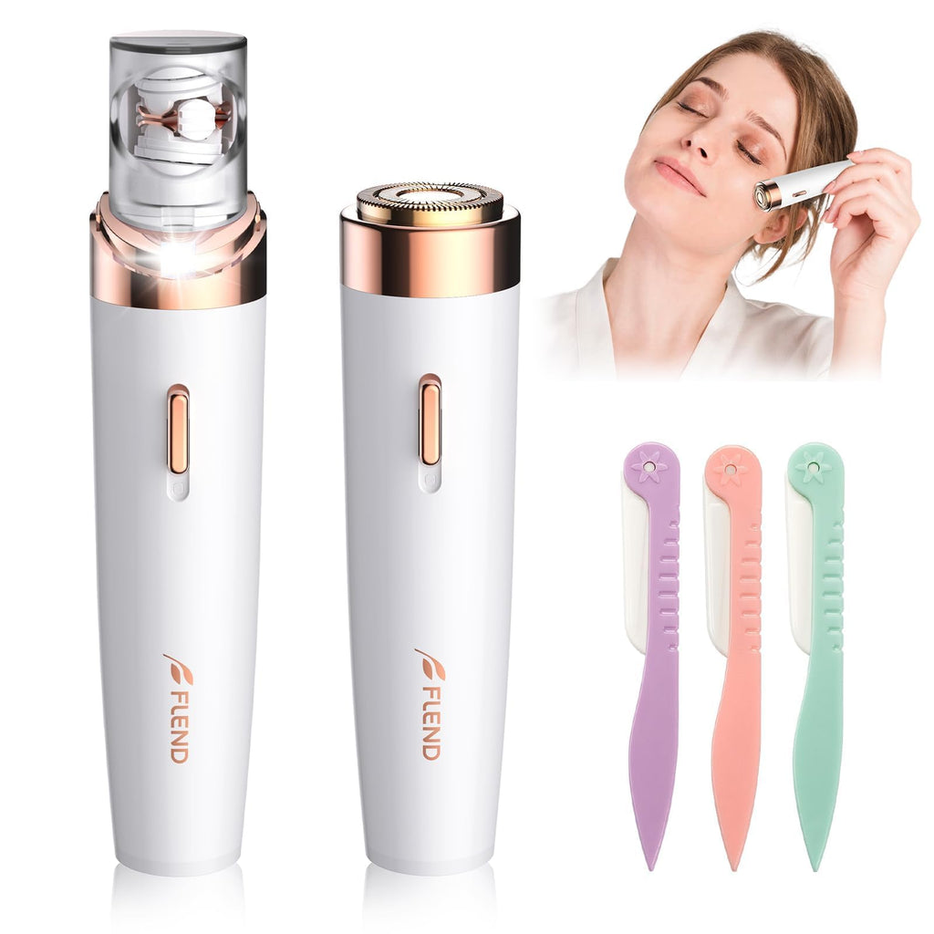 2-in-1 Facial Hair Removal Epilator with LED Light O13235
