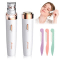 2-in-1 Facial Hair Removal Epilator with LED Light O13235