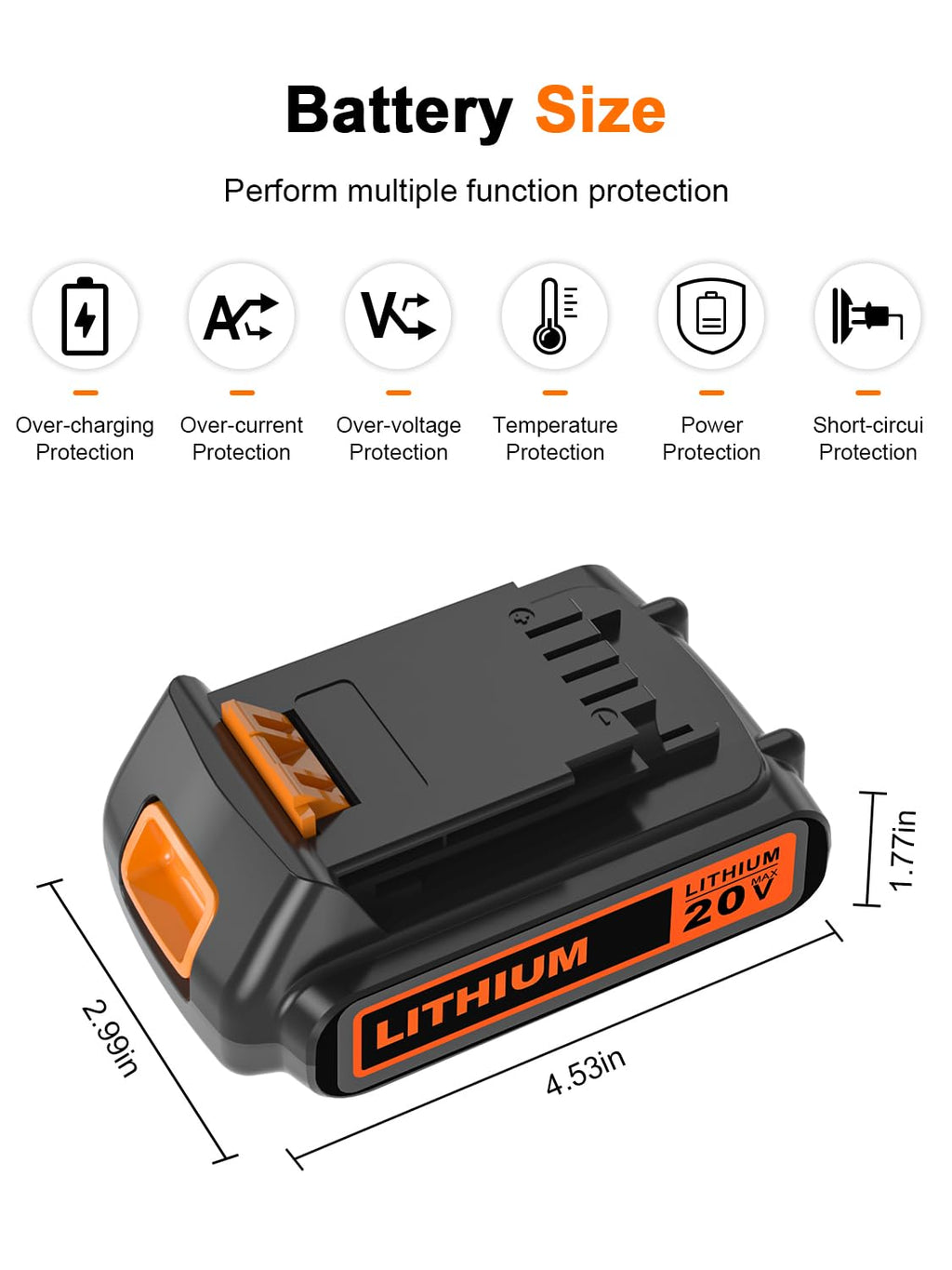 20 Volt MAX 2.0Ah Lithium ion Battery K994