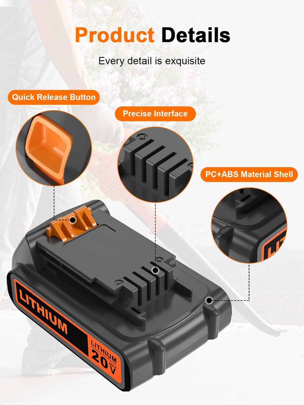 20 Volt MAX 2.0Ah Lithium ion Battery K994