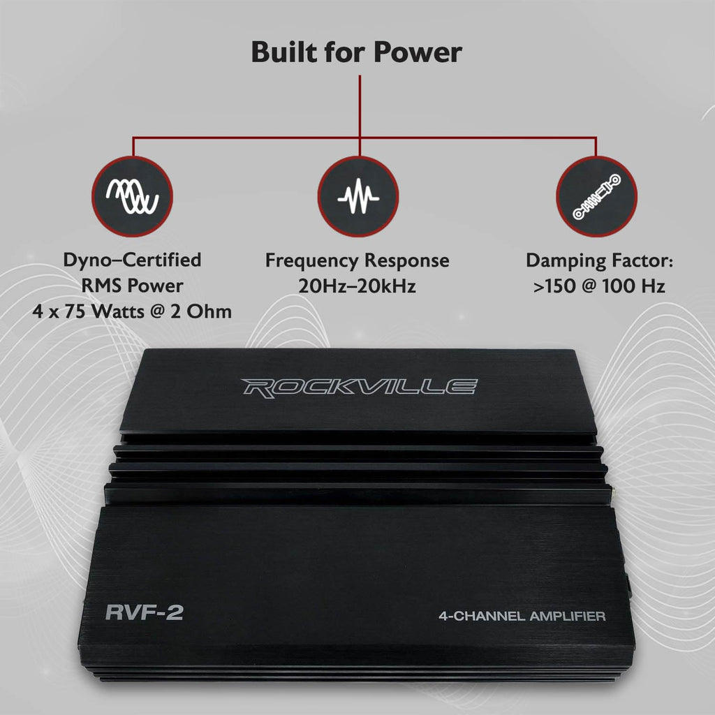 4 Channel Car Stereo Amplifier N710358