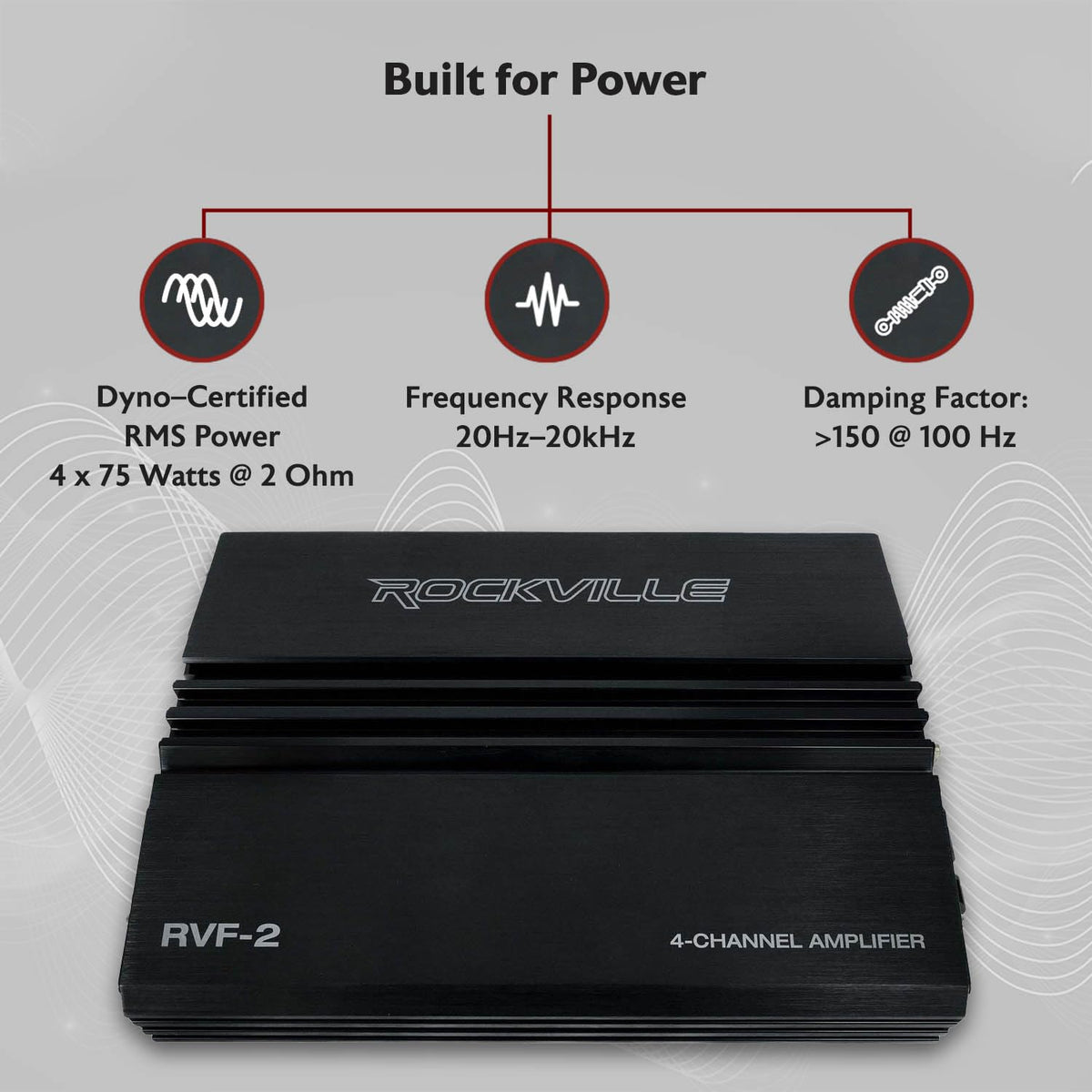 4 Channel Car Stereo Amplifier N710358