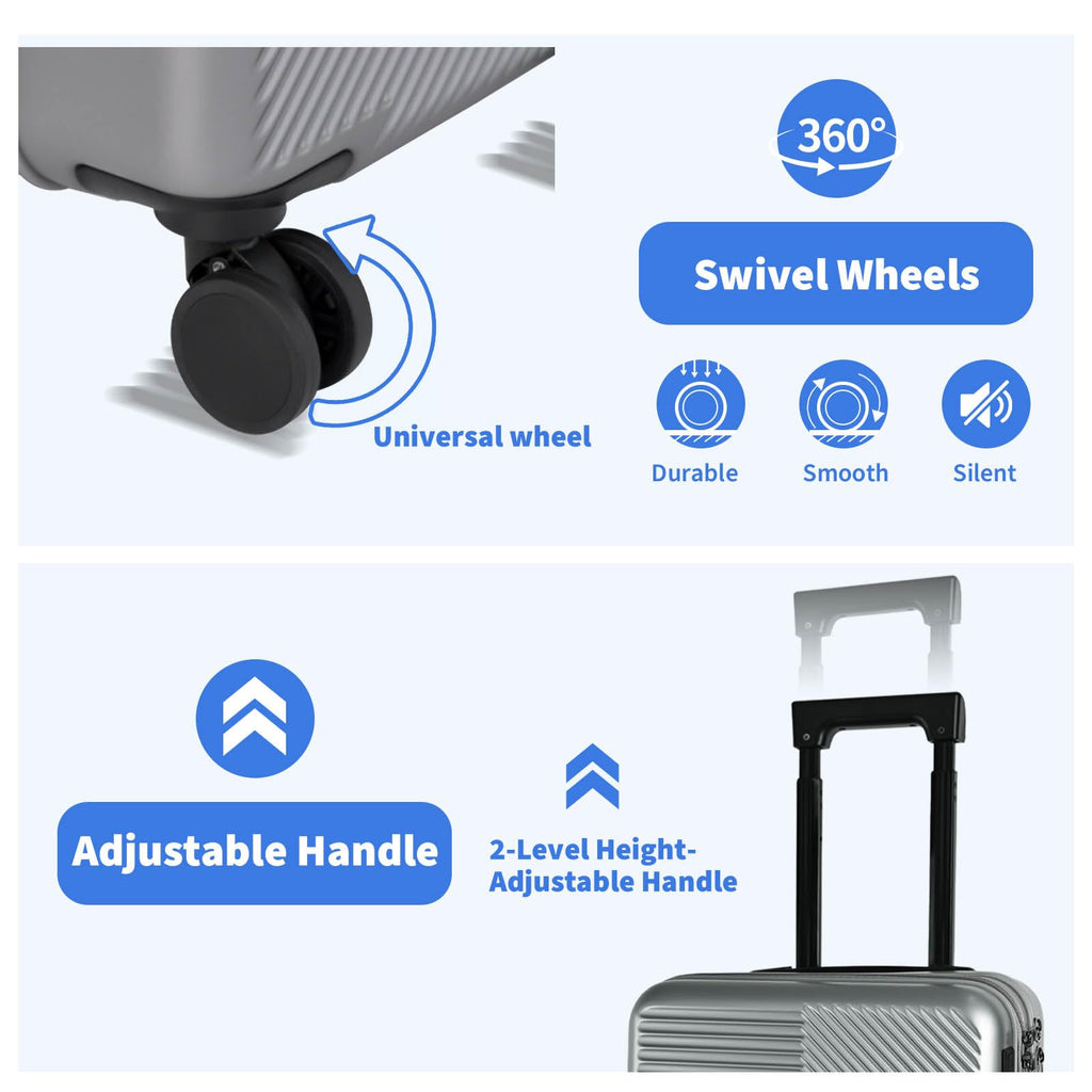 20 inch Hardshell PC Carry on Luggage with Wheels O8238