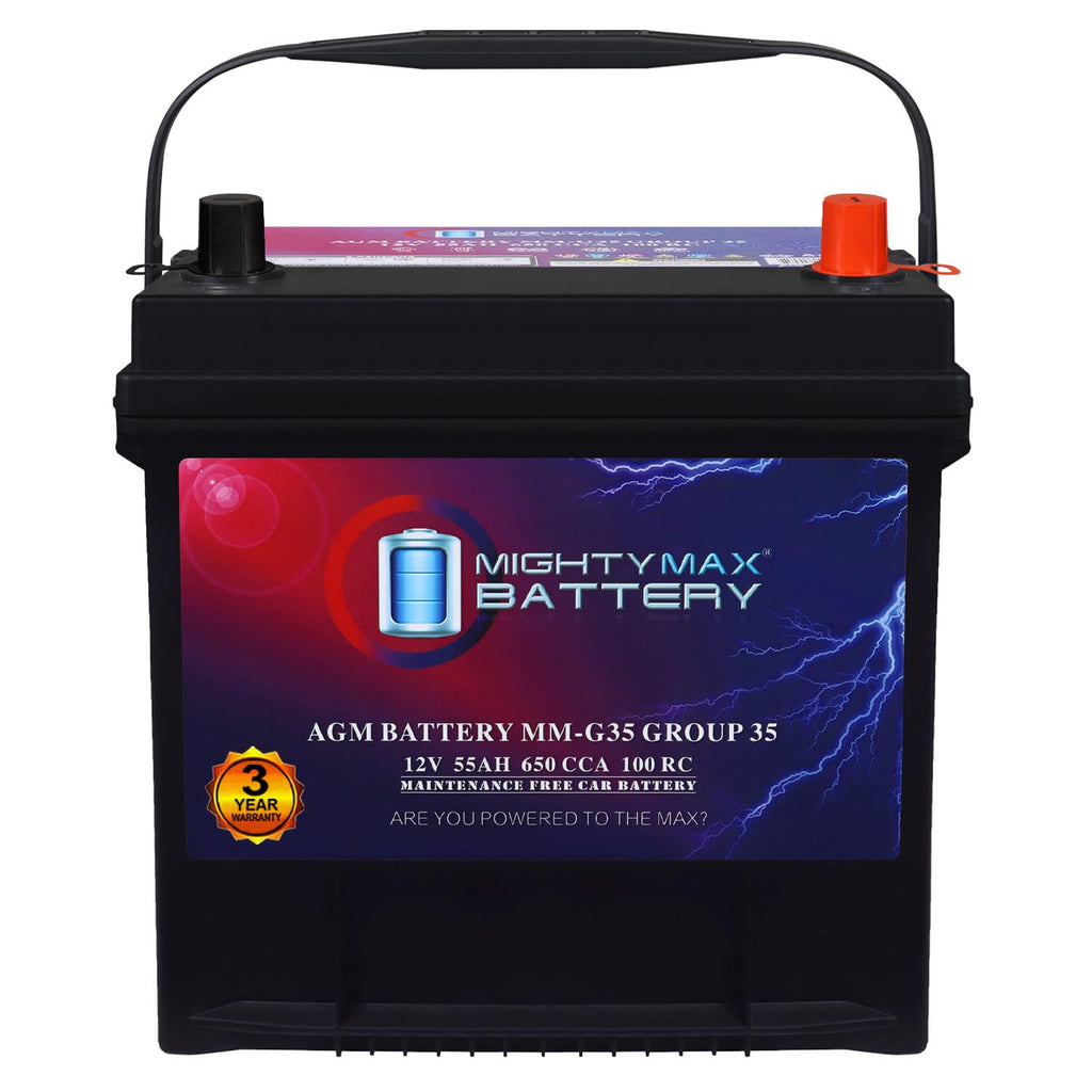 12V 55Ah AGM Replacement Battery V31800