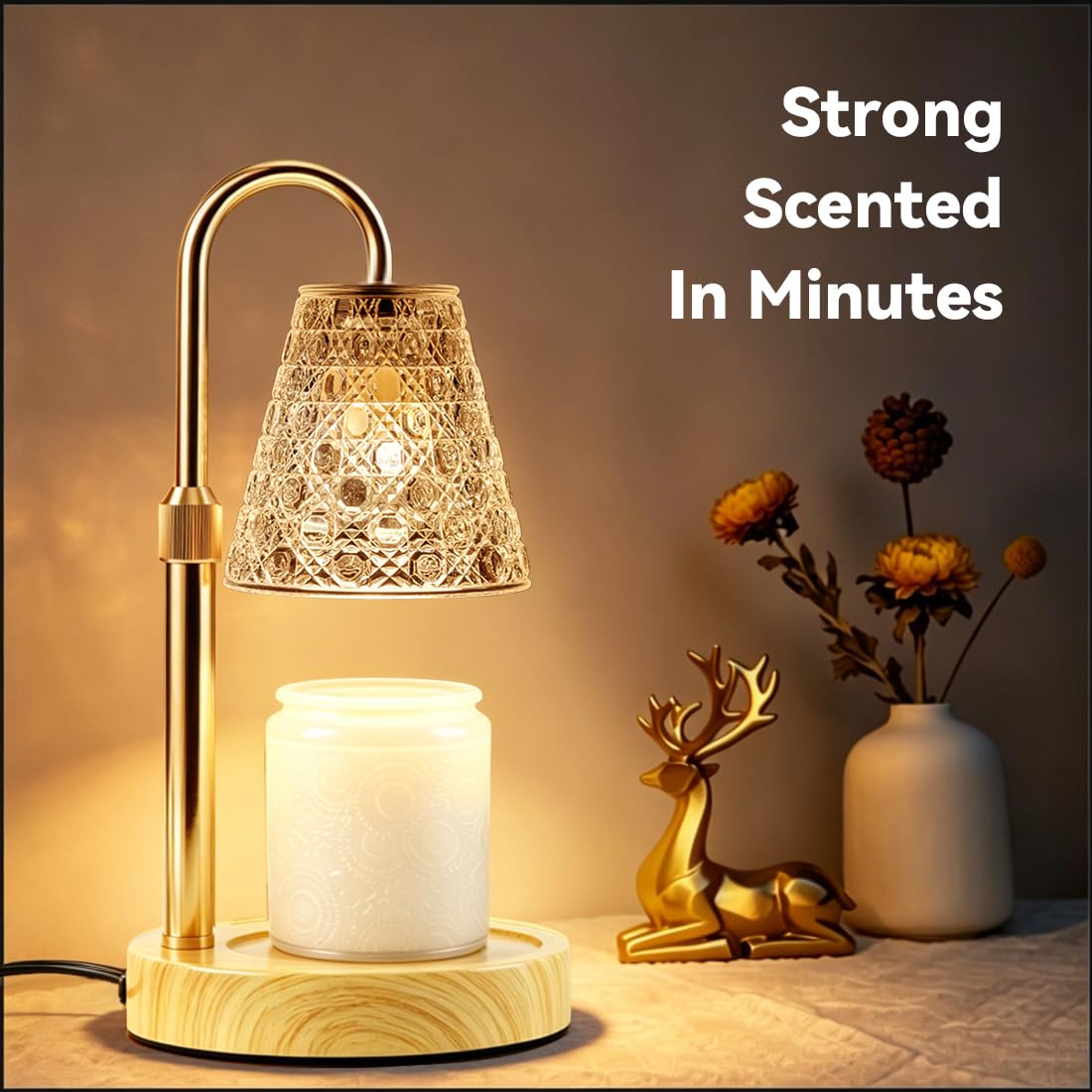Electric Candle Warmer Lamp with Timer X586222
