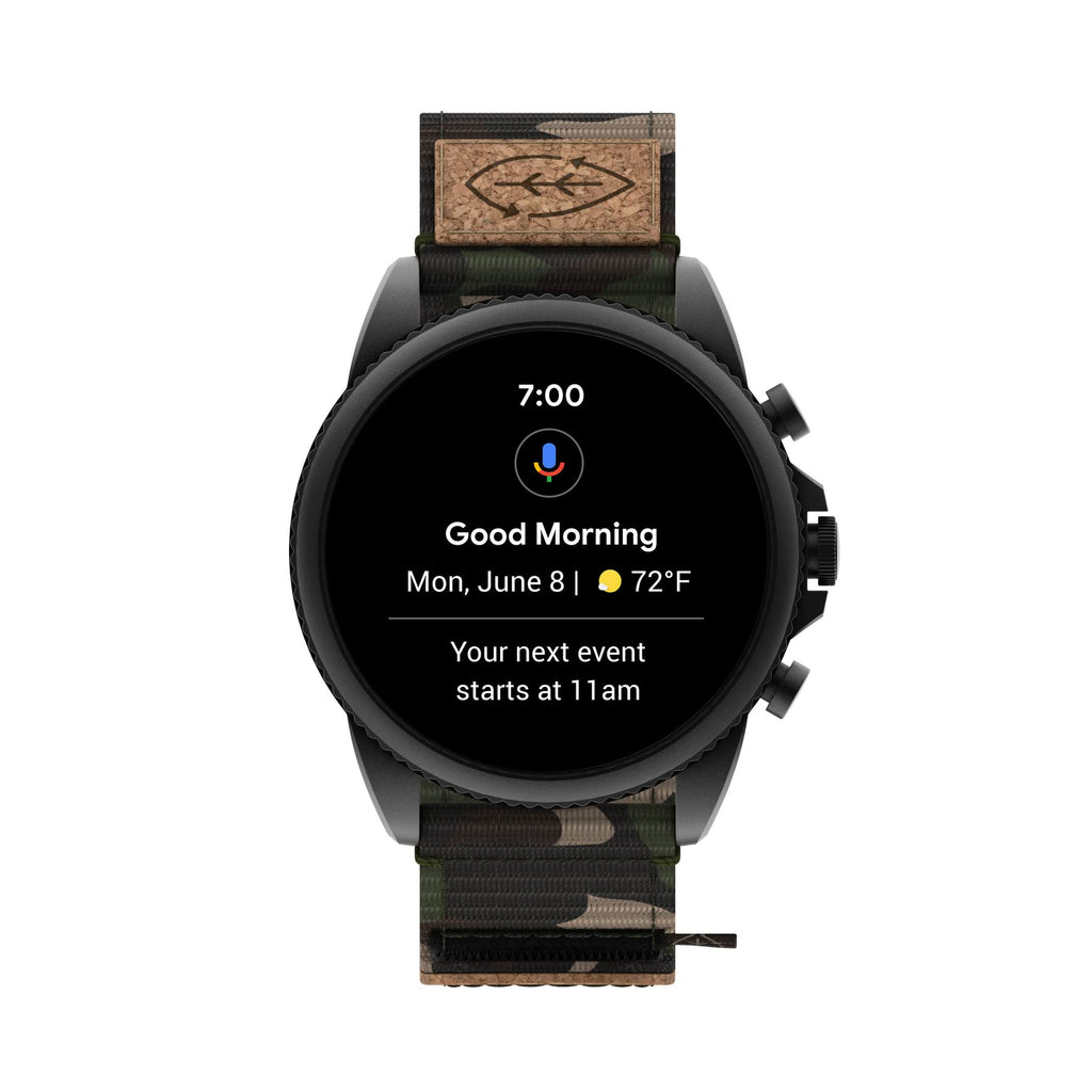 Black Stainless Steel Touchscreen Smart Watch W596