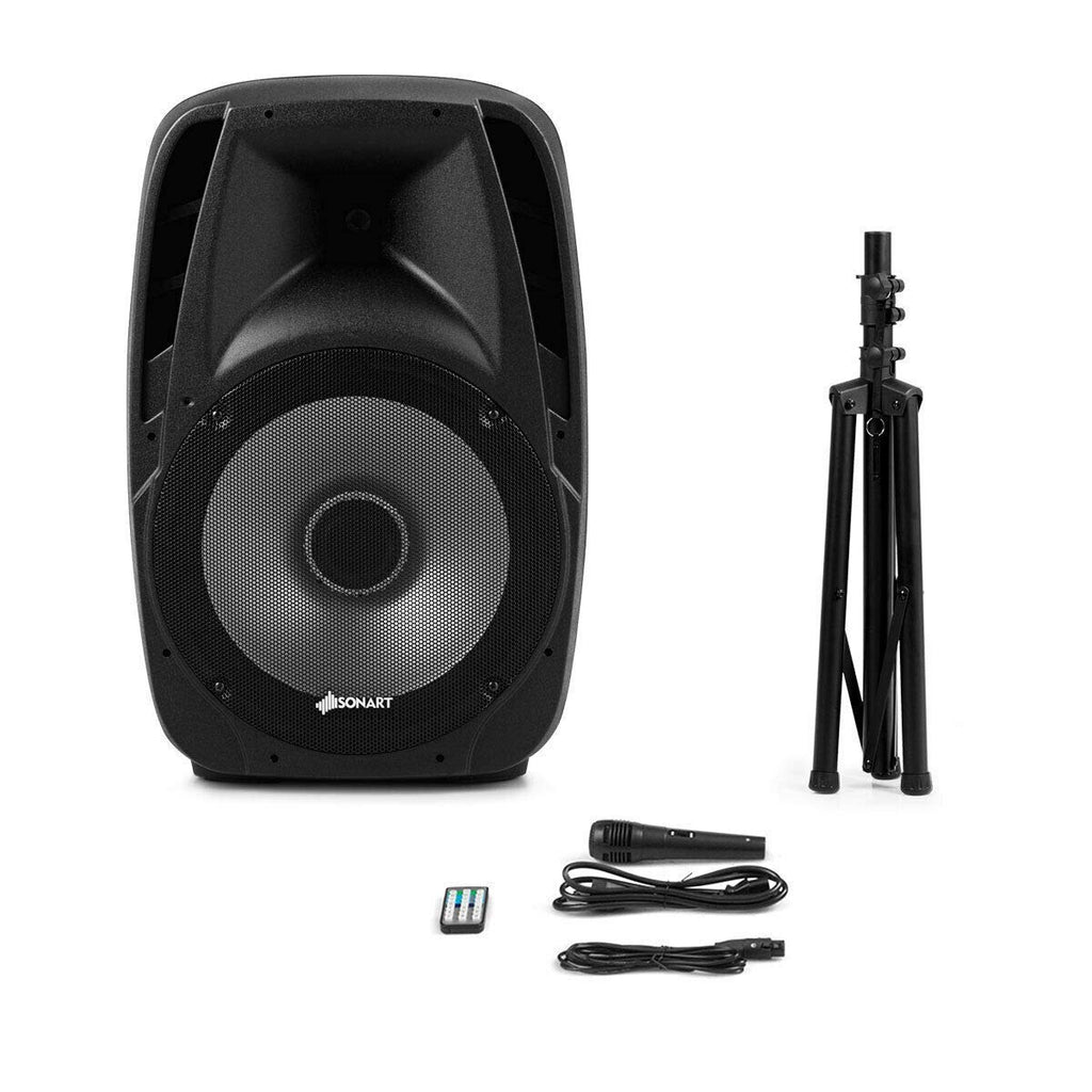 15" 1500W 2-Way Portable PA Speaker System F529551