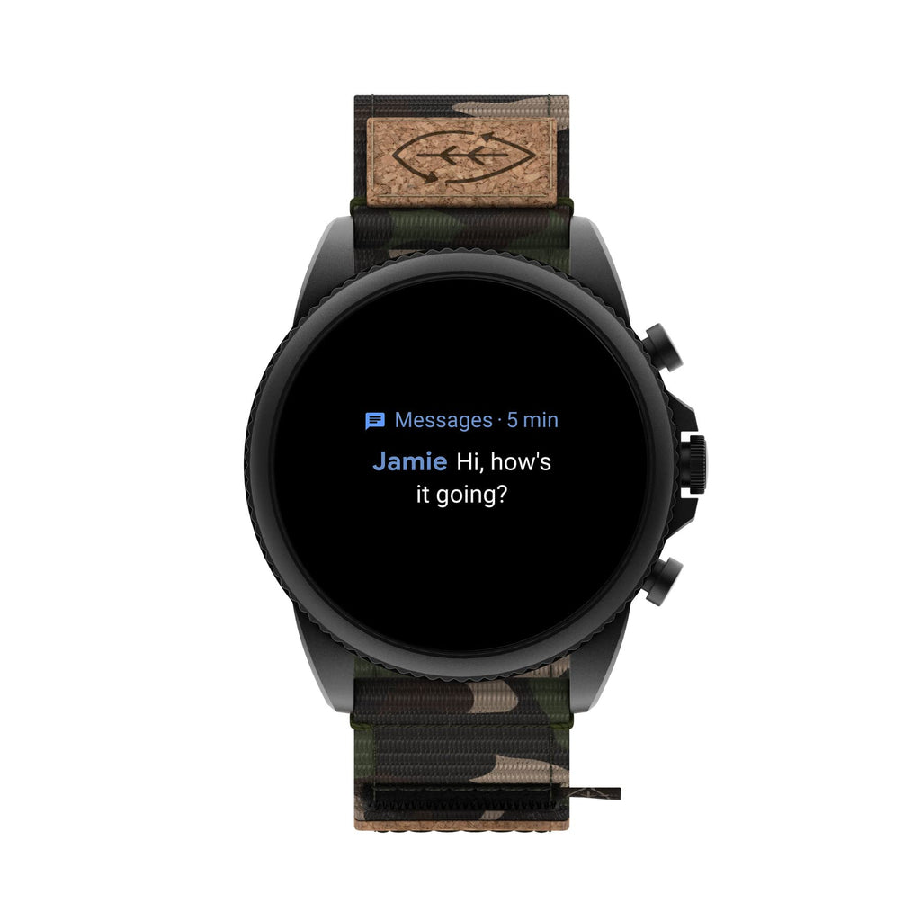 Black Stainless Steel Touchscreen Smart Watch W596