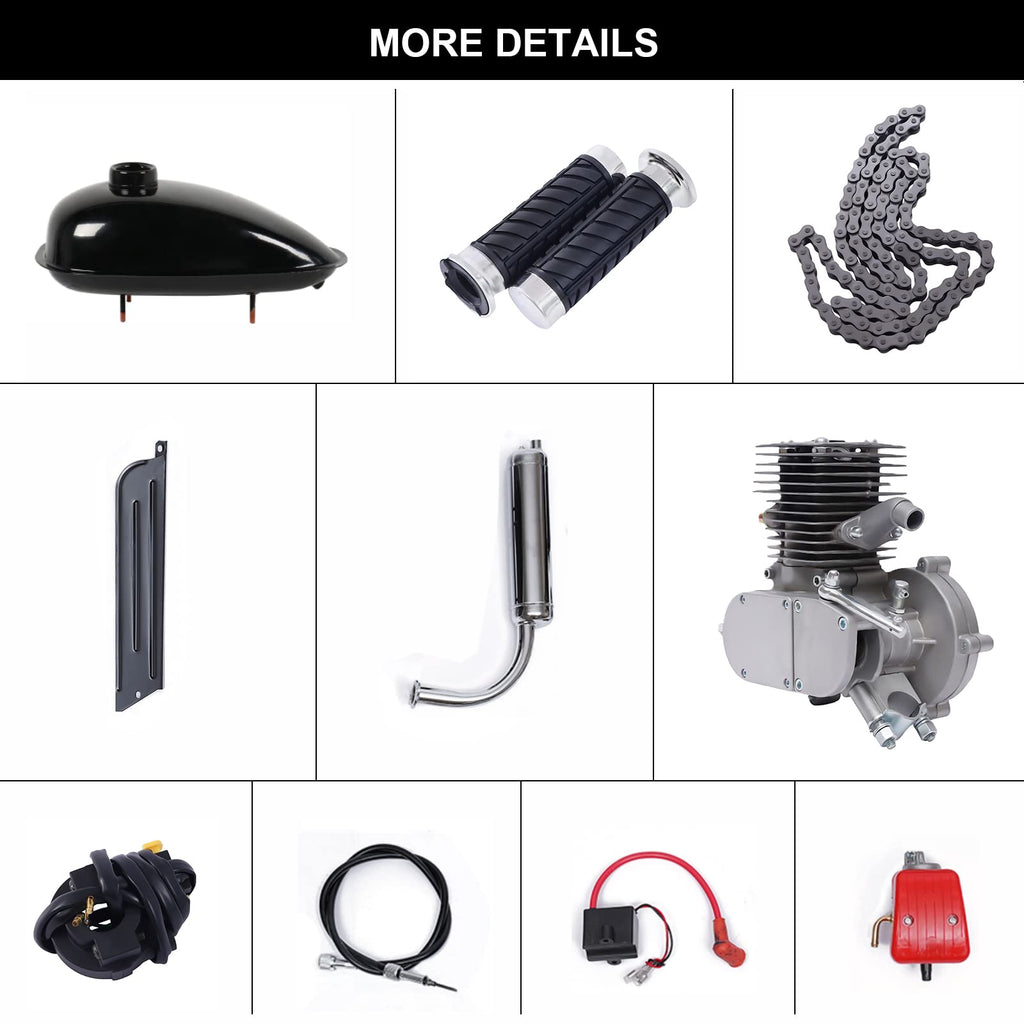 100cc 2 Stroke Air-Cooling Bicycle Engine Kit K9343