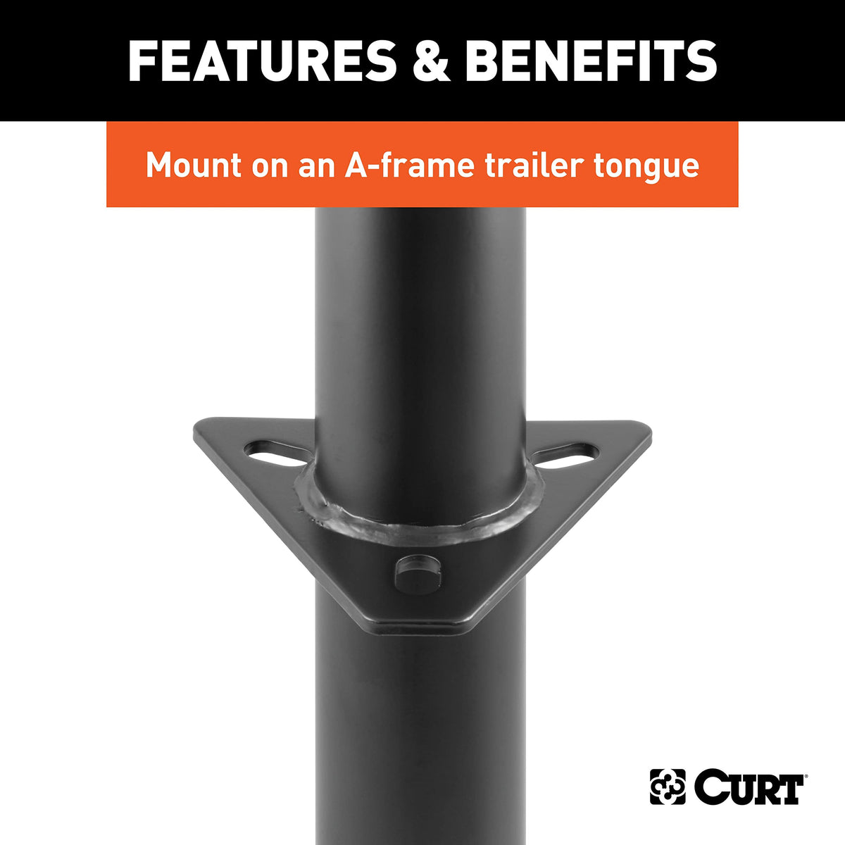 A-Frame Trailer Jack 5,000 lb 14" Travel J30560