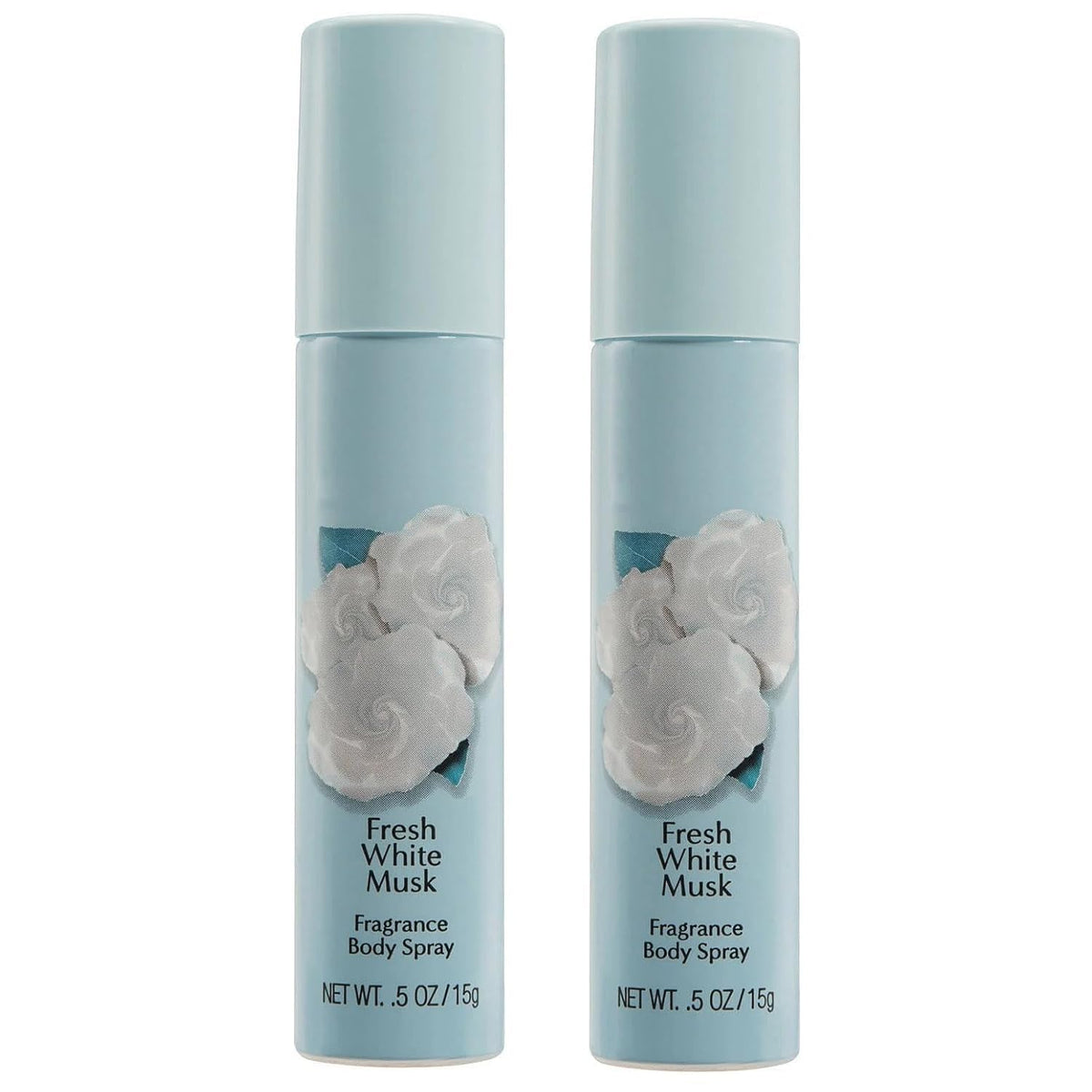 Fresh White Musk Body Spray 0.5 Fl Oz Pack of 2 C907006
