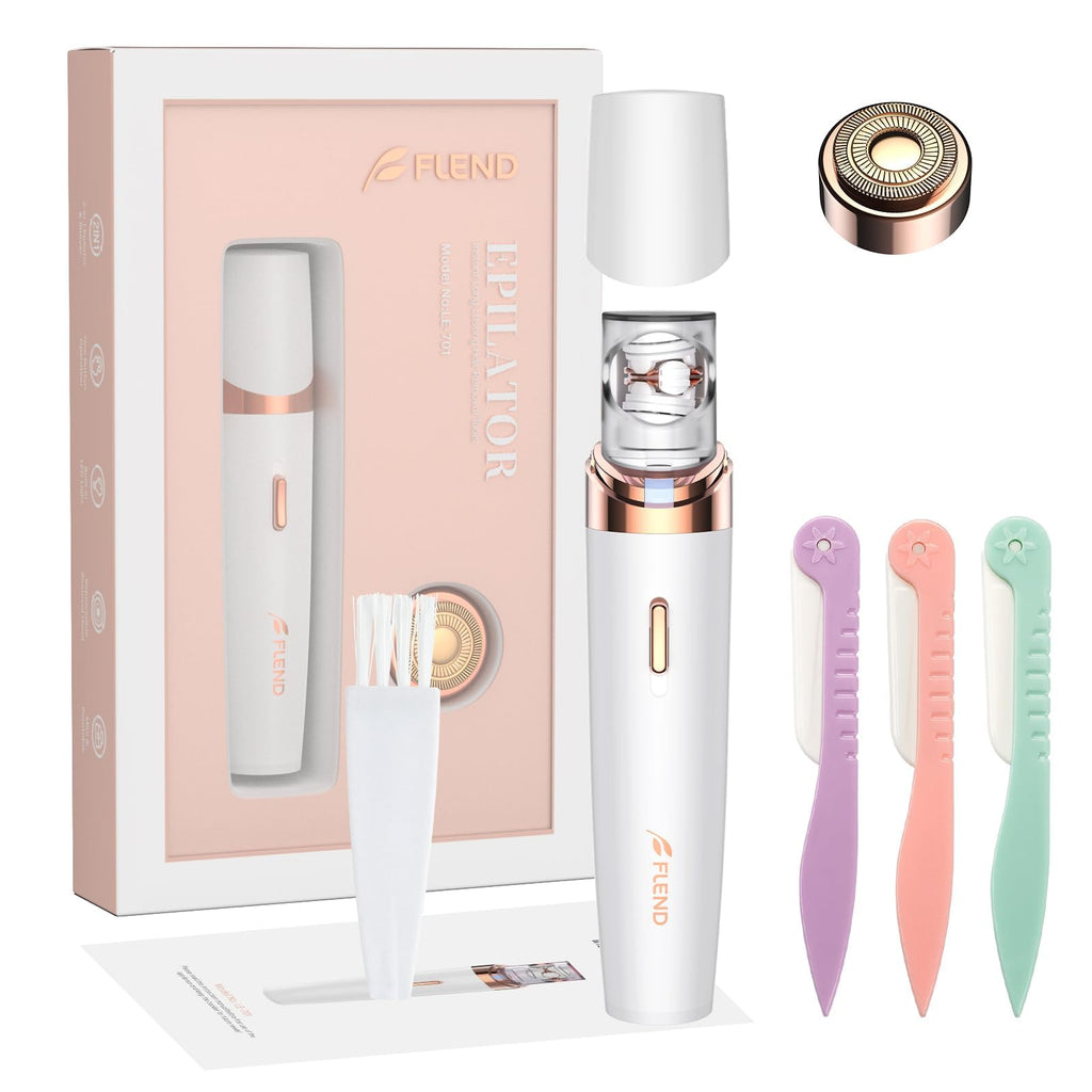 2-in-1 Facial Hair Removal Epilator with LED Light O13235