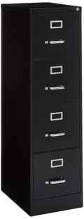 4 Drawer Vertical File Black F6815