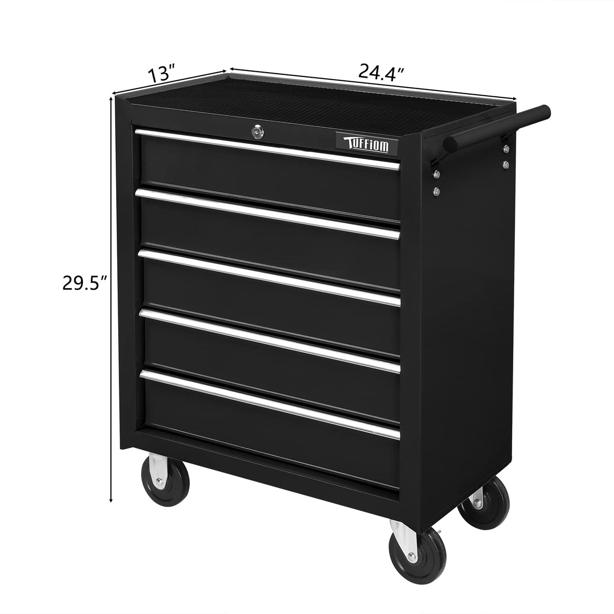 5 Drawer Rolling Tool Chest with Lock P623