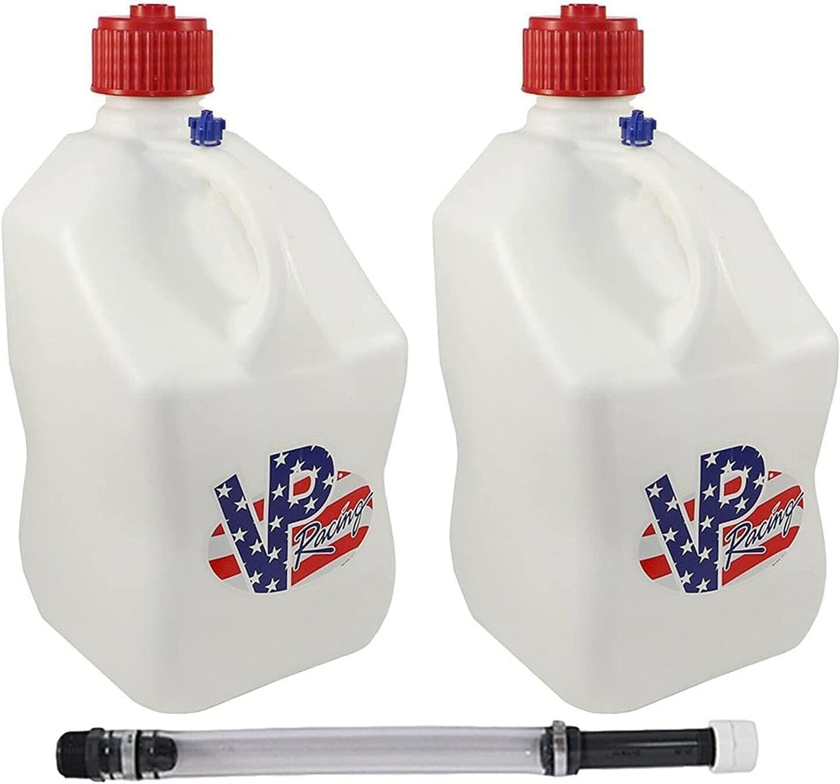 5.5 Gallon Square Motorsport Jug with Standard Hose 2 Pack J493788