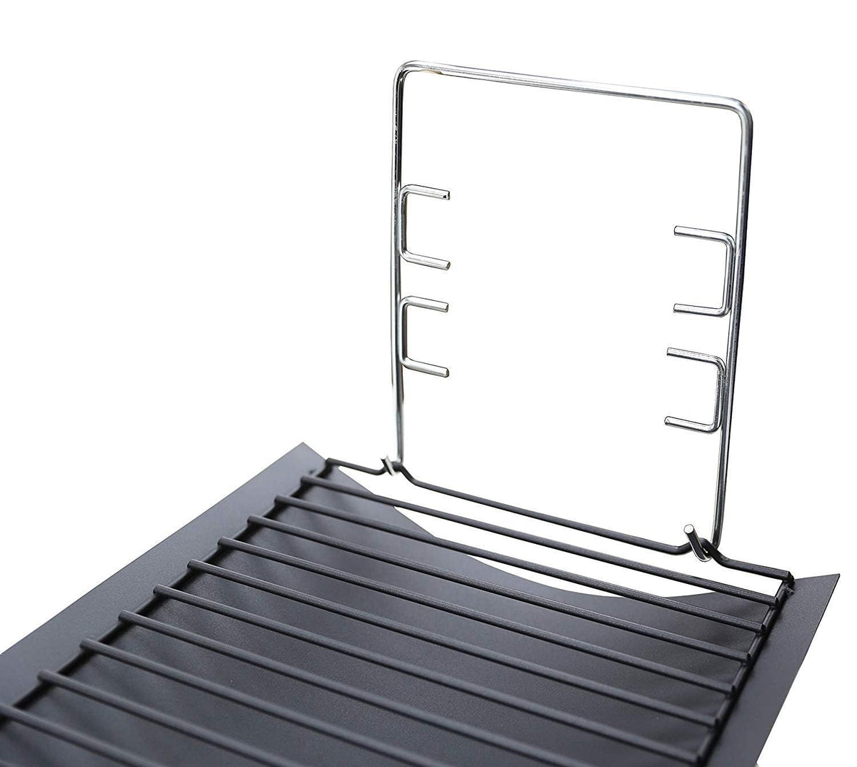 27 Inch Ash Pan Replacement with 2pcs Fire Grate Hangers T5076