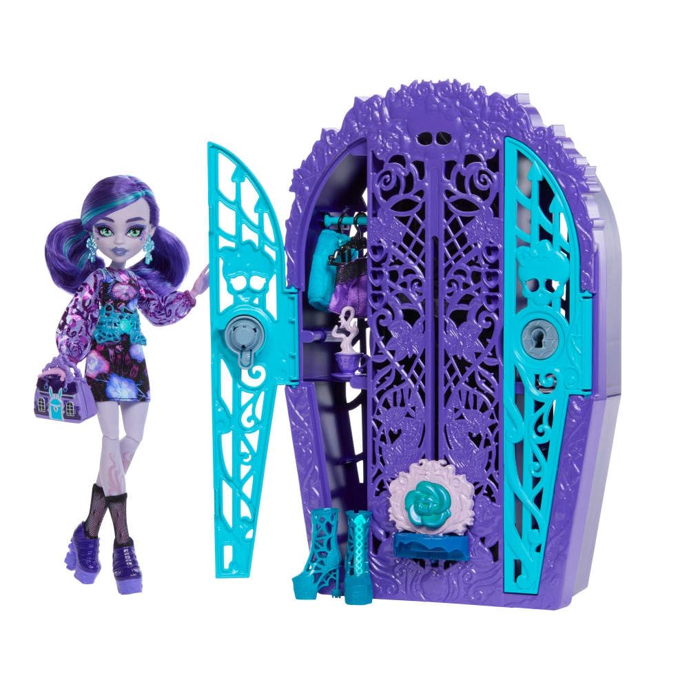 Doll & Accessories Set with Closet F39769