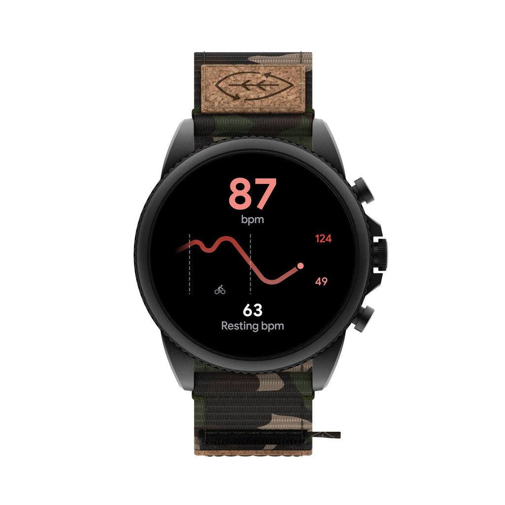 Black Stainless Steel Touchscreen Smart Watch W596