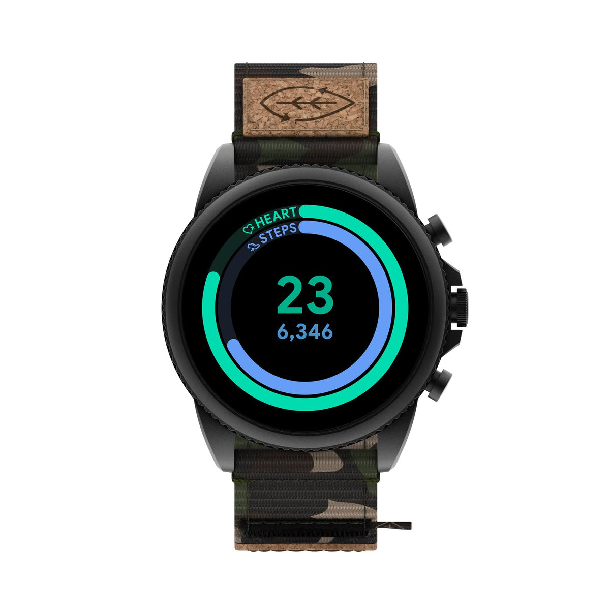 Black Stainless Steel Touchscreen Smart Watch W596