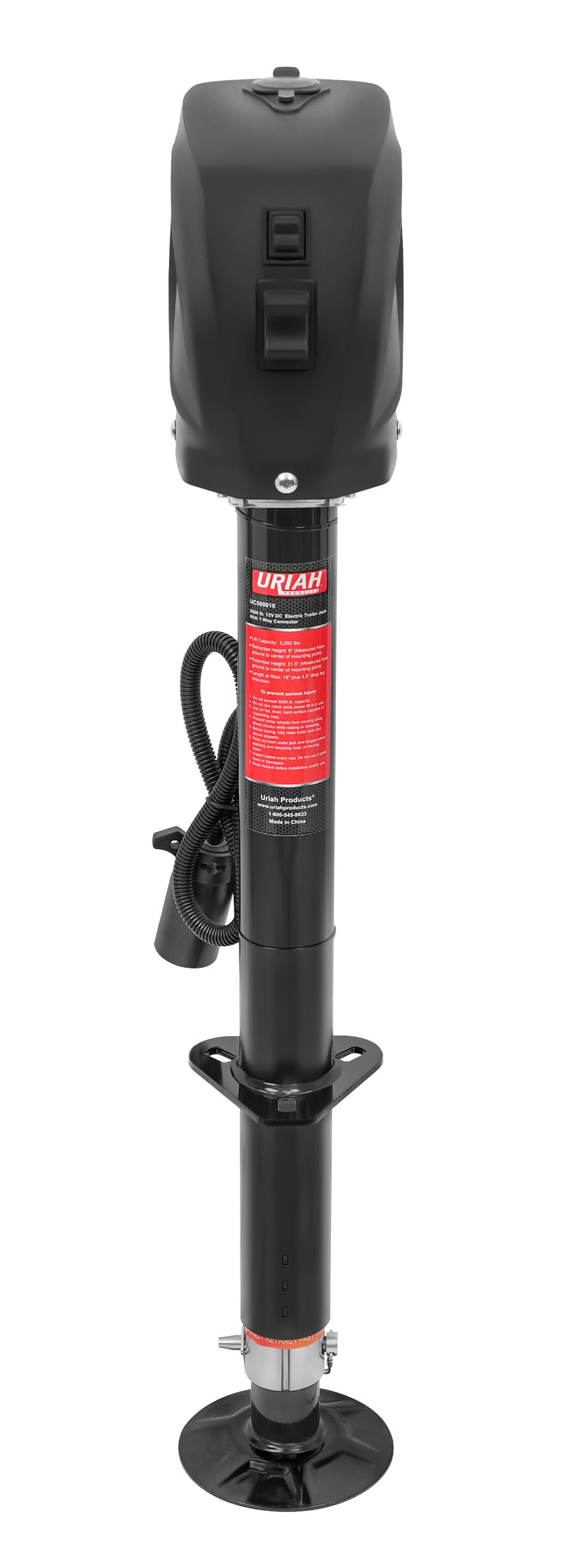12V 5000 Lbs Electric Trailer Jack X824814