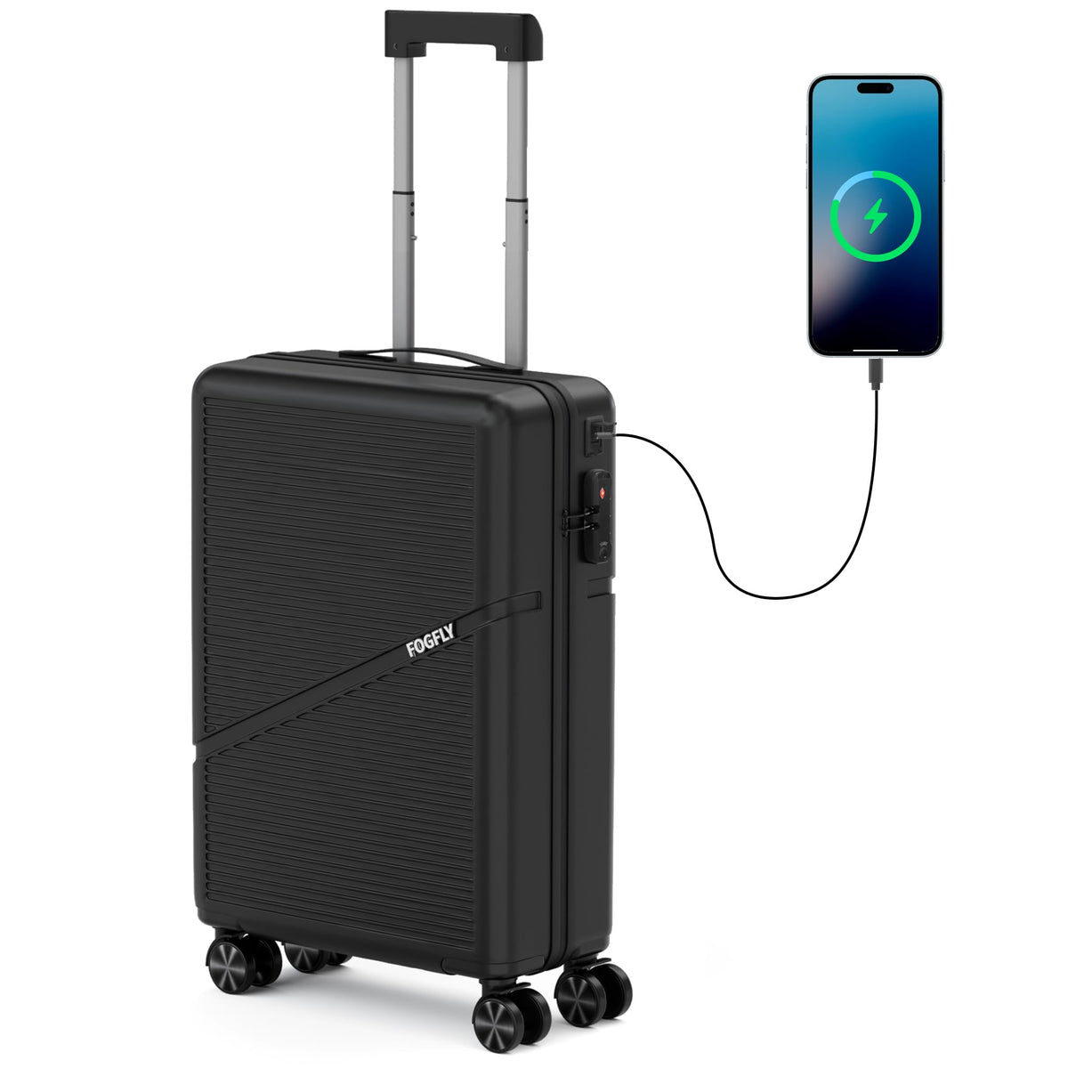 20 Inch Hardside Spinner Luggage with TSA Lock H68126