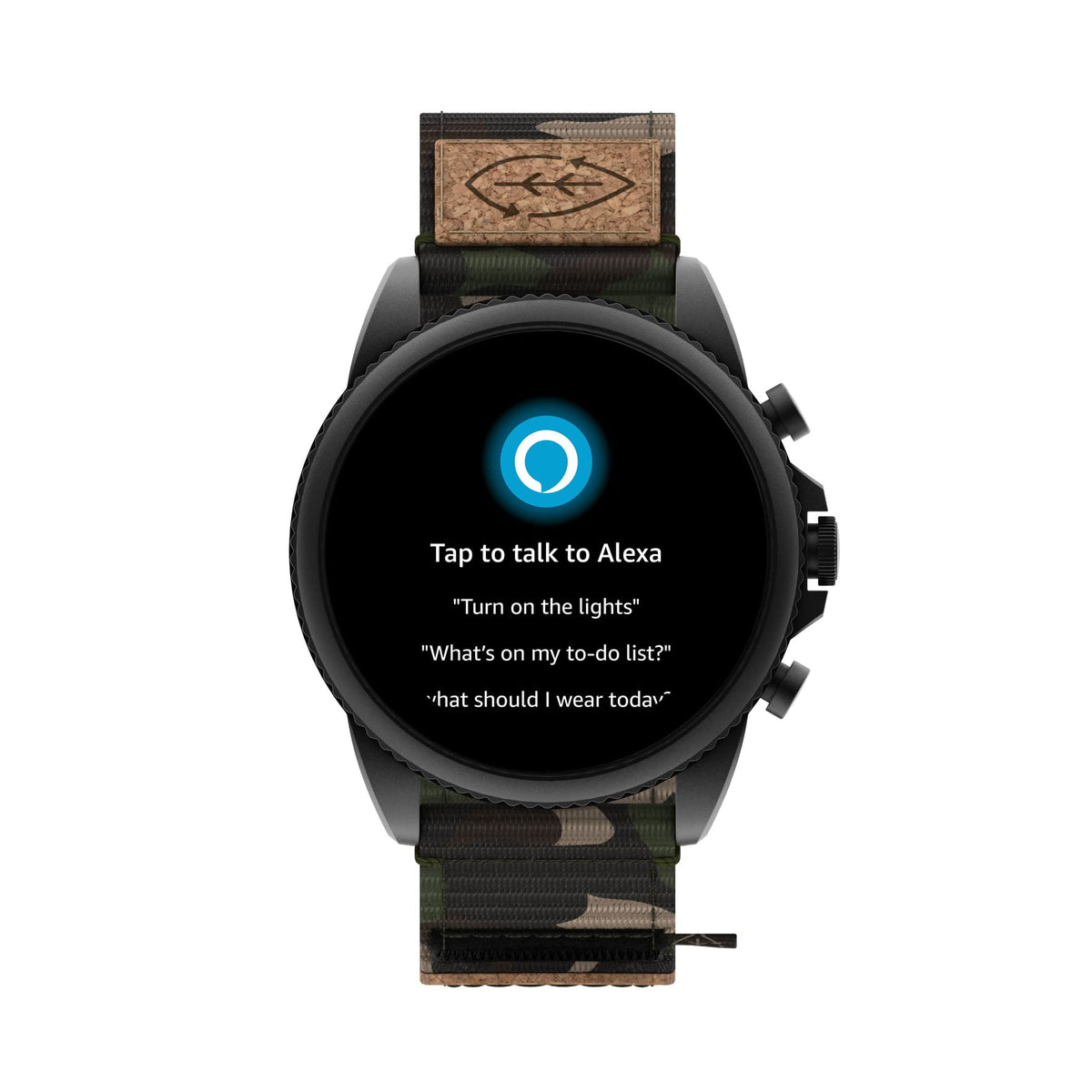 Black Stainless Steel Touchscreen Smart Watch W596