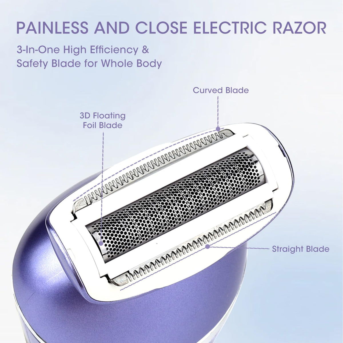 7 in 1 IPX7 Waterproof Electric Shavers Hair Removal Kit R185707