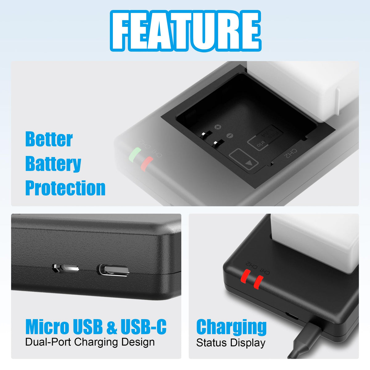 4800mAh Batteries with Dual Battery Charger M40322