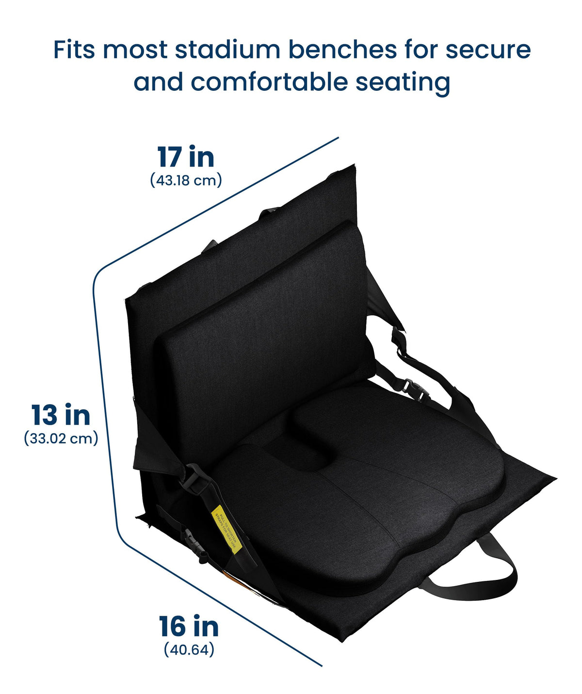 Adjustable Memory Foam Stadium Seats with Back Support W55579