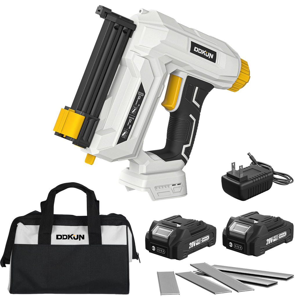 2-in-1 Cordless Brad Nailer Staple Gun with 2 batteries & Charger A4229