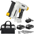 2-in-1 Cordless Brad Nailer Staple Gun with 2 batteries & Charger A4229