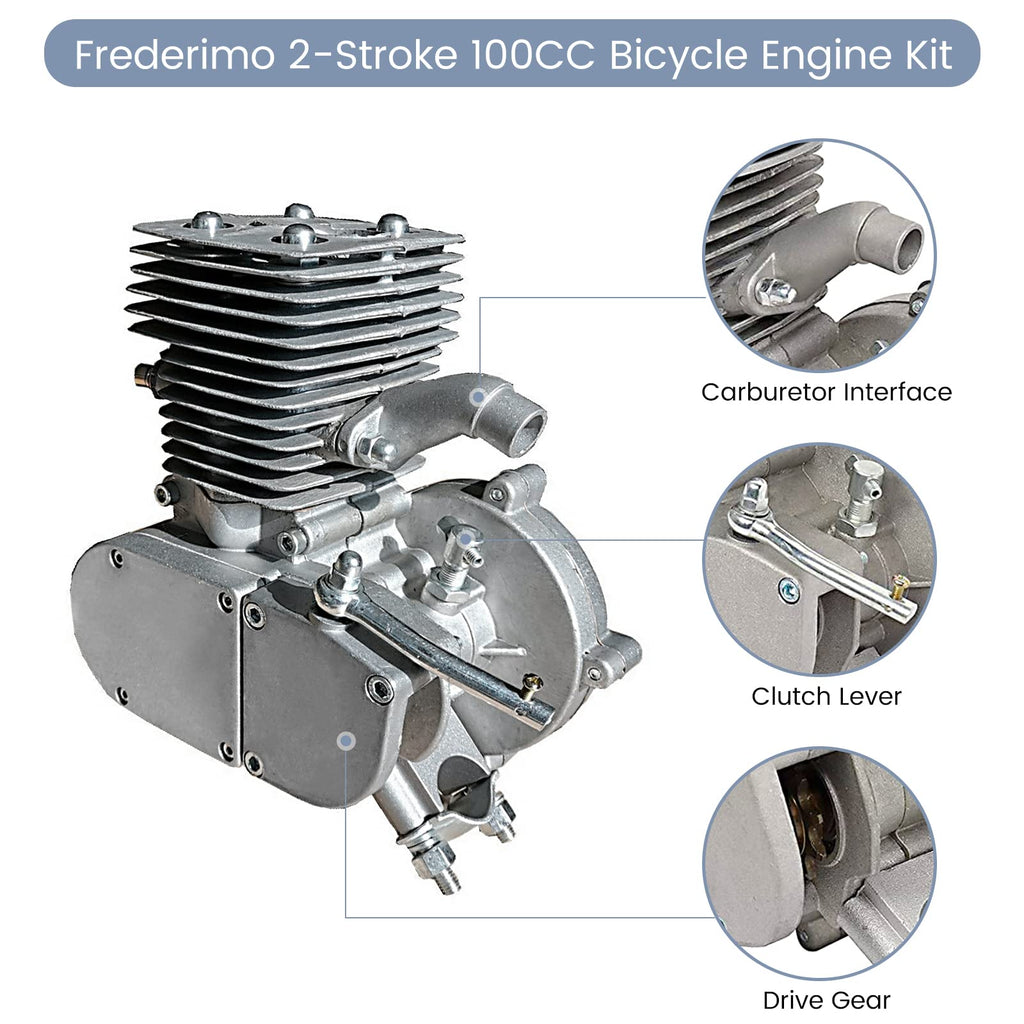 100cc 2 Stroke Air-Cooling Bicycle Engine Kit K9343