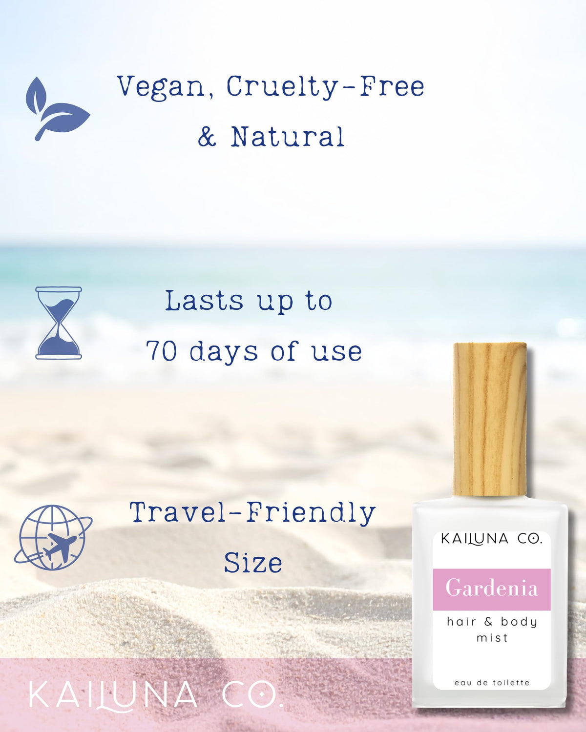 Gardenia Hair & Body Mist with Essential Oils, 15 ml Q651891