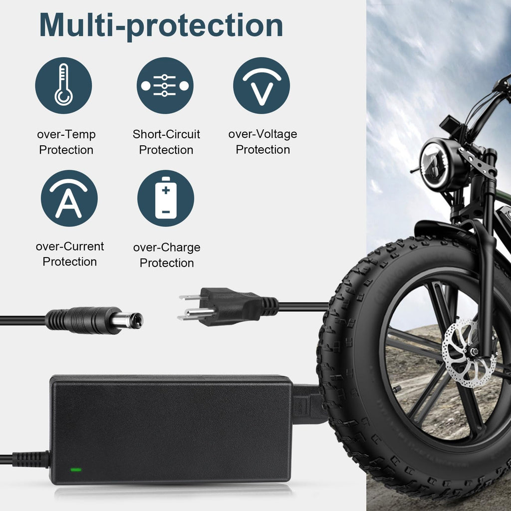 42V 2A Electric Scooter Charger with 7 Plugs B1487