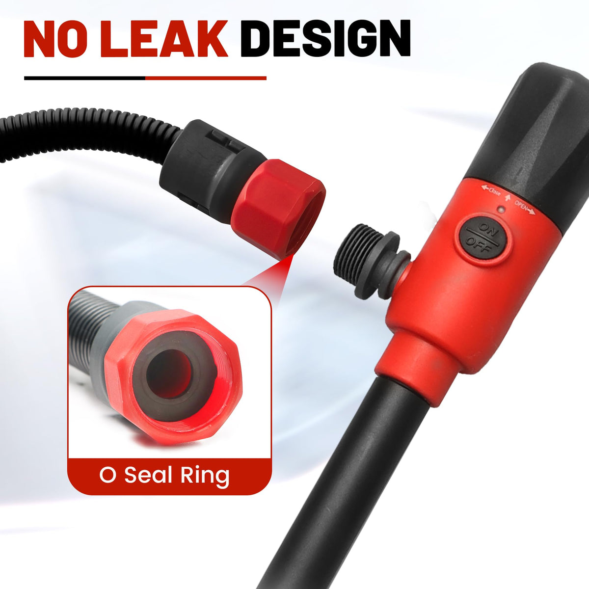 Battery Operated USB Charging Portable Fuel Transfer Pump with Hose L66197