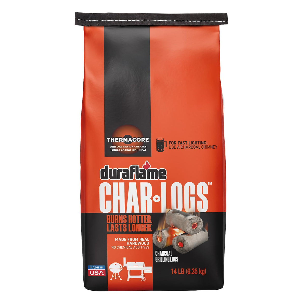 14 lb Bag Charcoal for Grilling, Smoking & Outdoor Cooking B85577