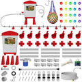 3 Gallon Automatic Chicken Waterer with 8 Cups and 8 Nipples E5850