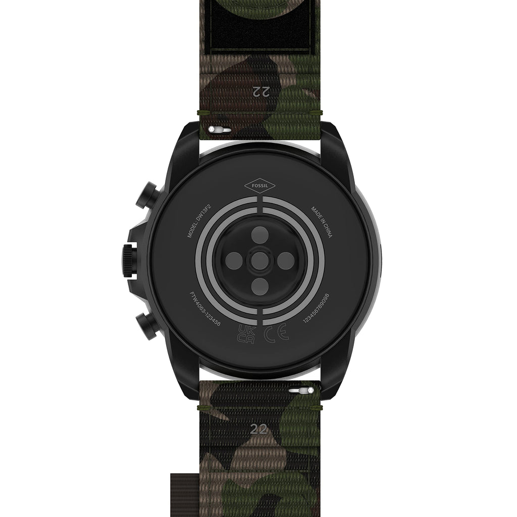 Black Stainless Steel Touchscreen Smart Watch W596