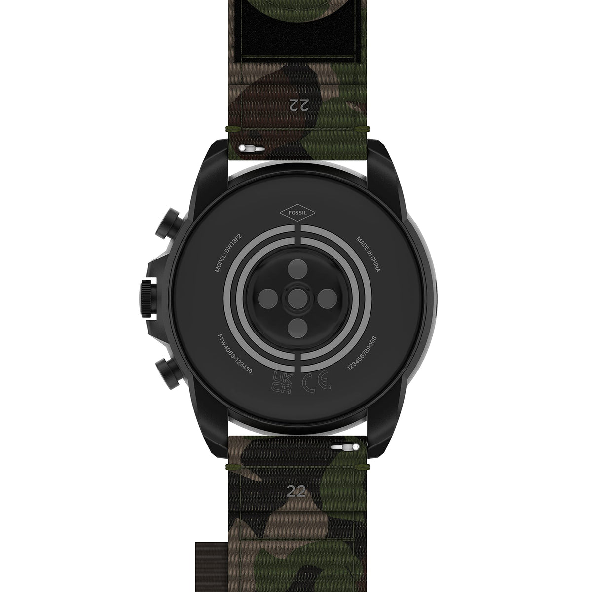 Black Stainless Steel Touchscreen Smart Watch W596