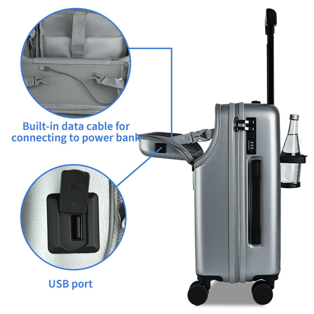 20 inch Hardshell PC Carry on Luggage with Wheels O8238