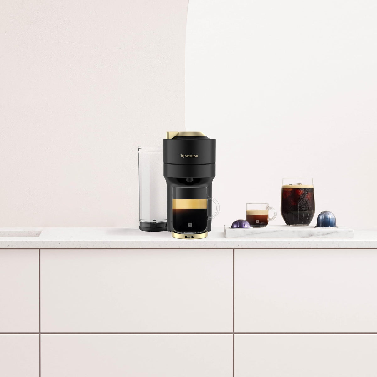 Black & Gold Coffee & Espresso Maker U32718