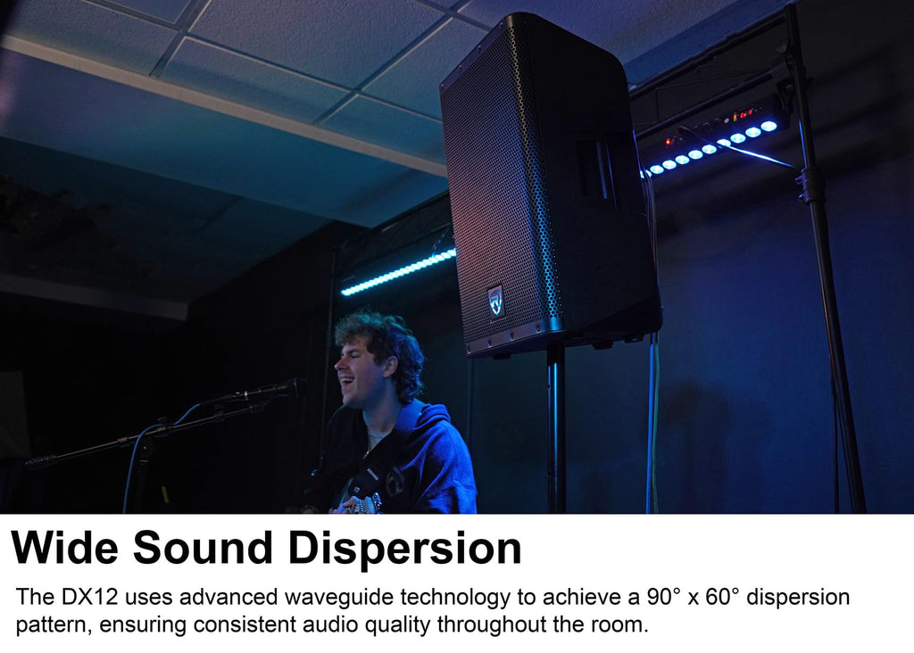 12" Powered DJ PA Speaker Pair with Stands E96796